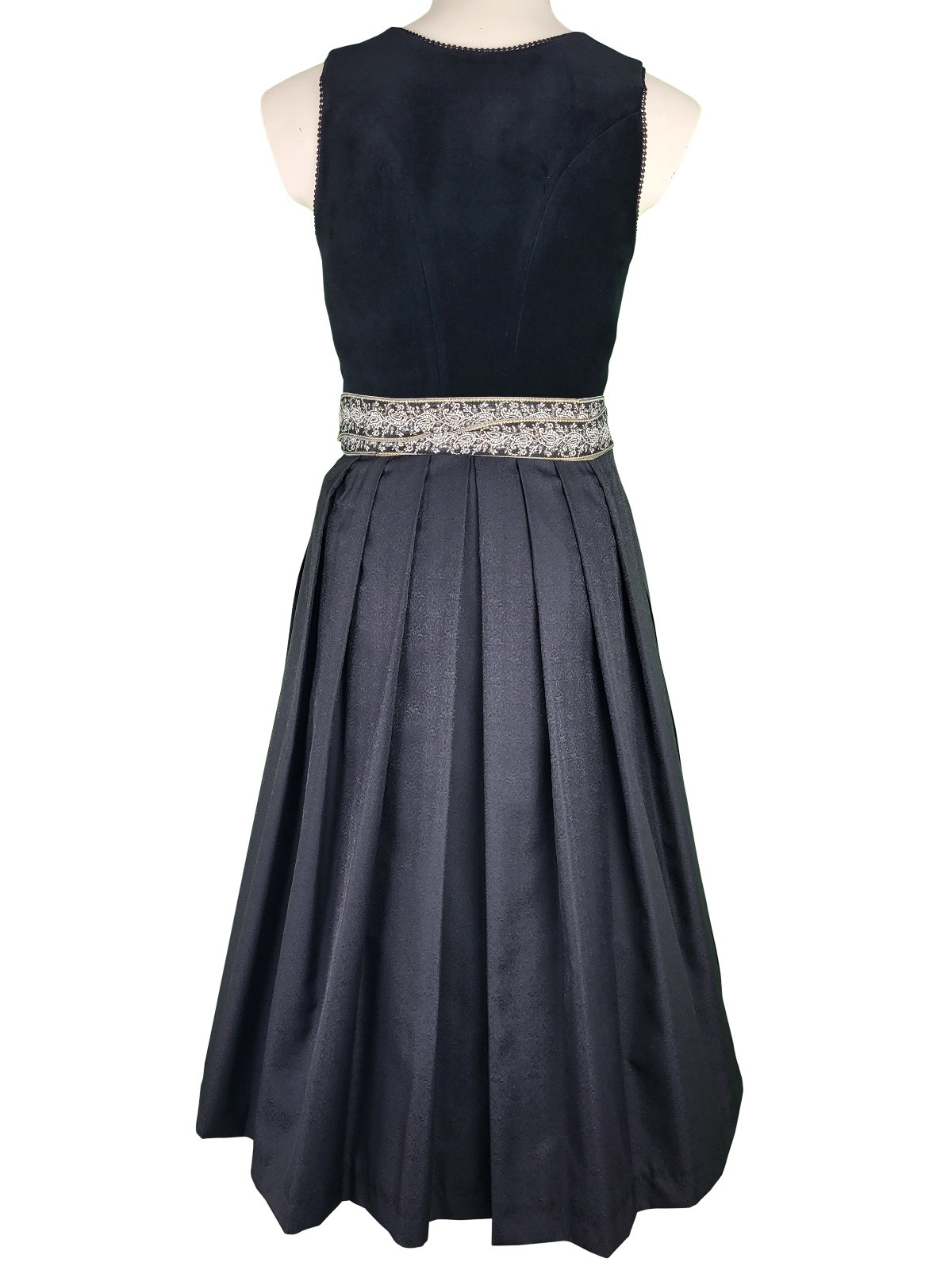 70 cm - Dirndl Ilona mit Samtmieder in schwarz von Wenger