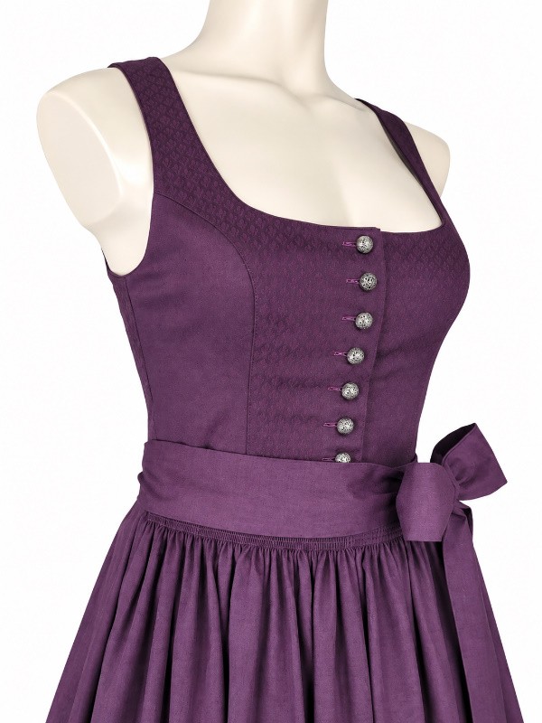 Hammerschmid - Baumwoll Dirndl Koflersee in Beere - 80 cm