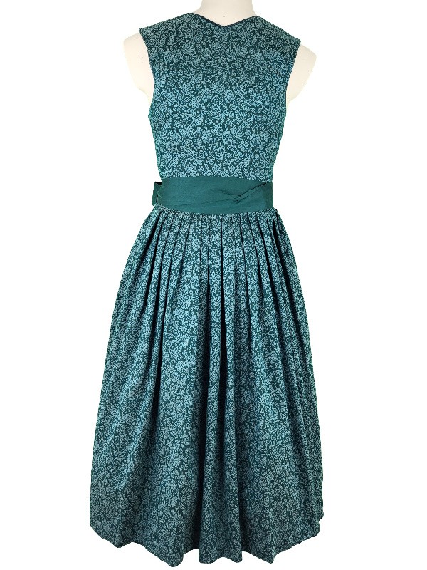 70 cm - Dirndl von "Glanz & Zauber" mit Stretch in petrol