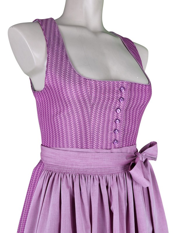 Hammerschmid - Dirndl Pillersee pink mit rosé - 70 cm