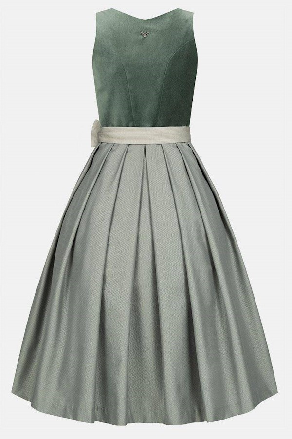 CocoVero - Dirndl  Janni Velvet Mint mit Samtmieder  - 75 cm