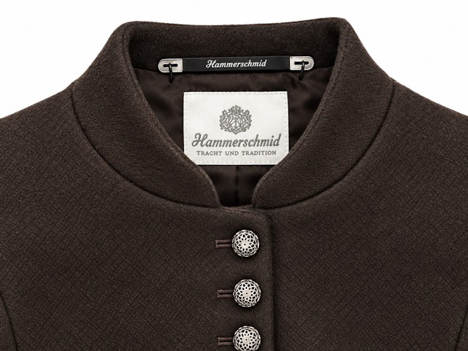 Hammerschmid - Trachtenjacke Ischl in schwarz aus Loden