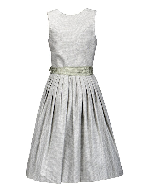 70 cm - Flanell Dirndl in schilfgrünem Pepita - Berwin
