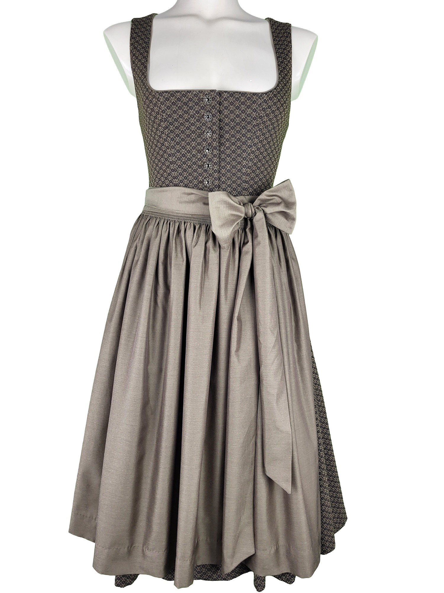 Hammerschmid - Dirndl Pillersee in Braun mit Messing - 70 cm
