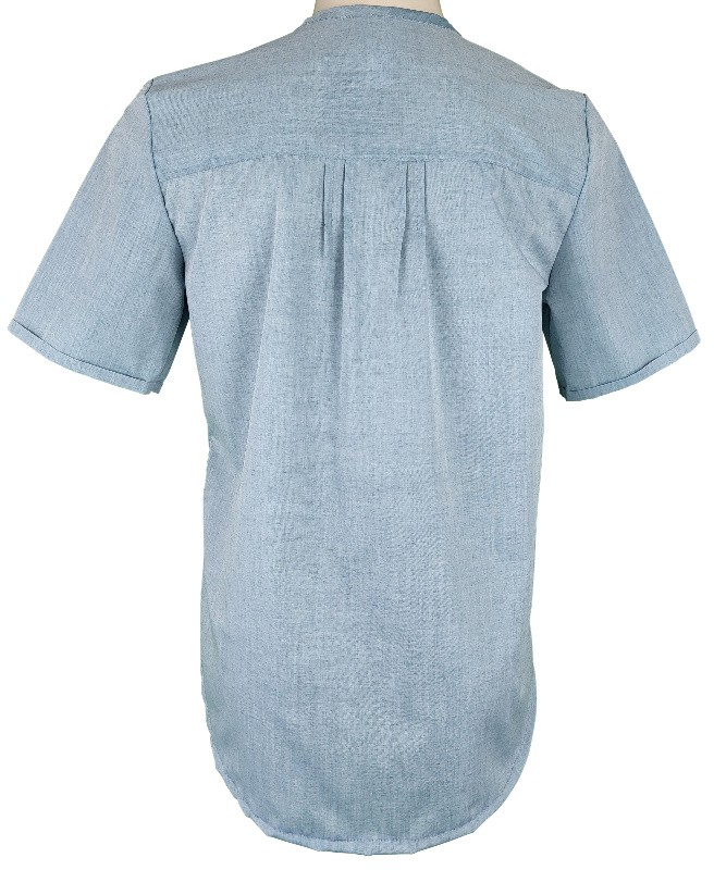 Hammerschmid - Bluse Silvia mit Halbarm in Pastell Petrol