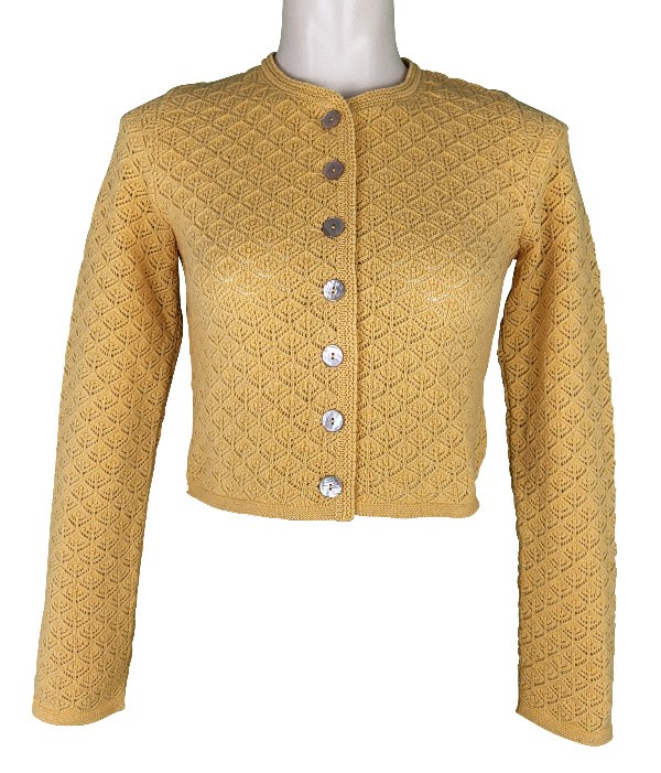 Astrifa - Strickjacke Karlstein in mais aus Merinowolle