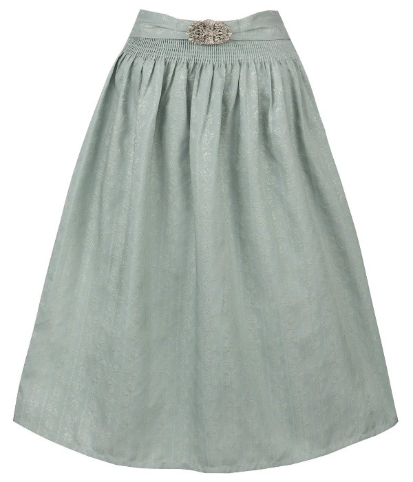 Dirndl-Schürze mit Schließe in salbei von Stockerpoint