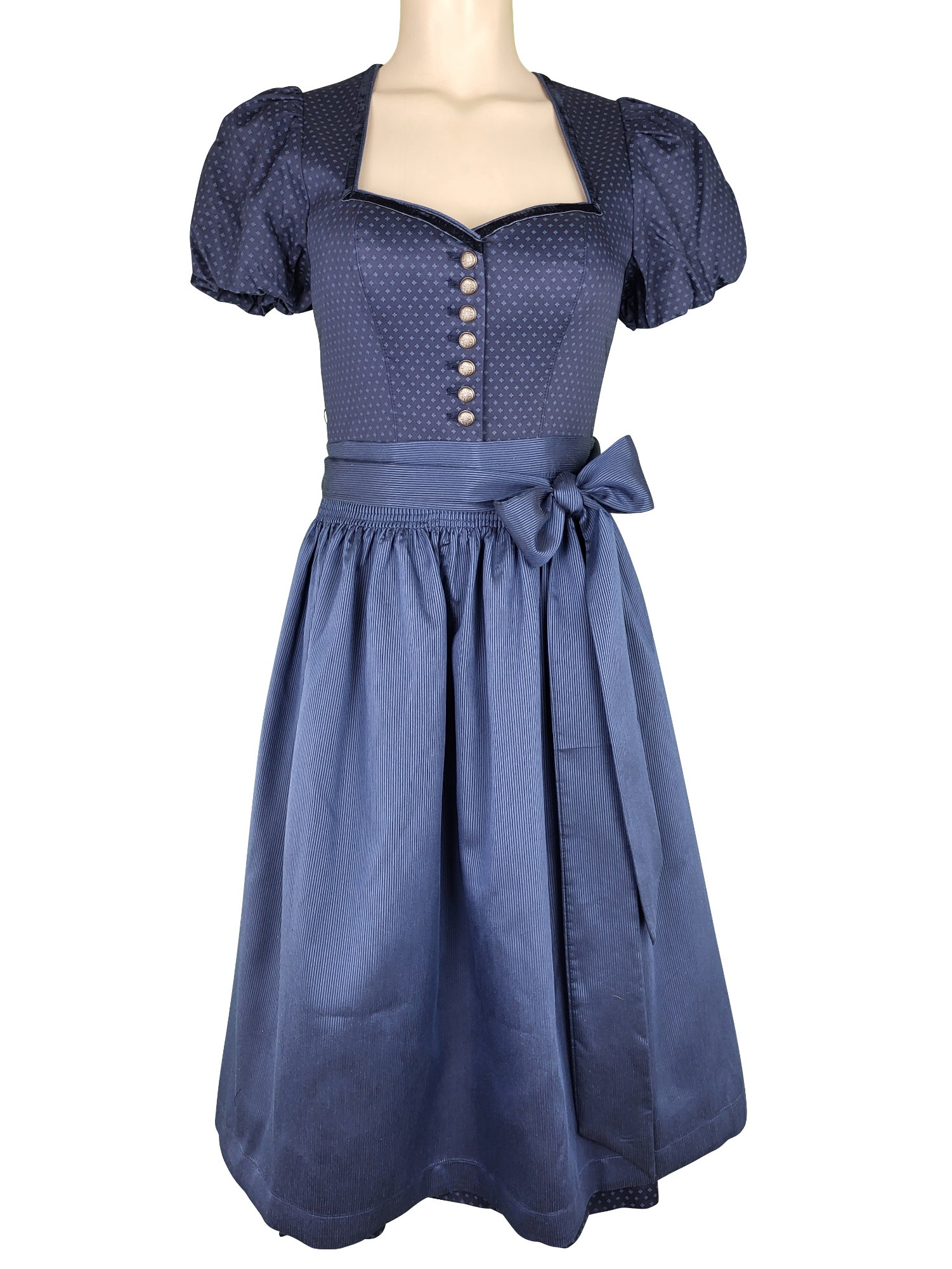 Krüger - Dirndl Meliora mit Arm in marine - 70 cm