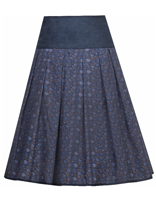 65 cm - Rock "Monika" in deep ocean blue mit Sattelbund von Marjo