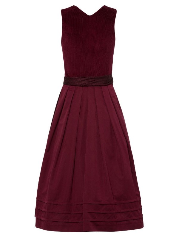70 cm - Dirndl Carlotta bordeaux von Heimatglück