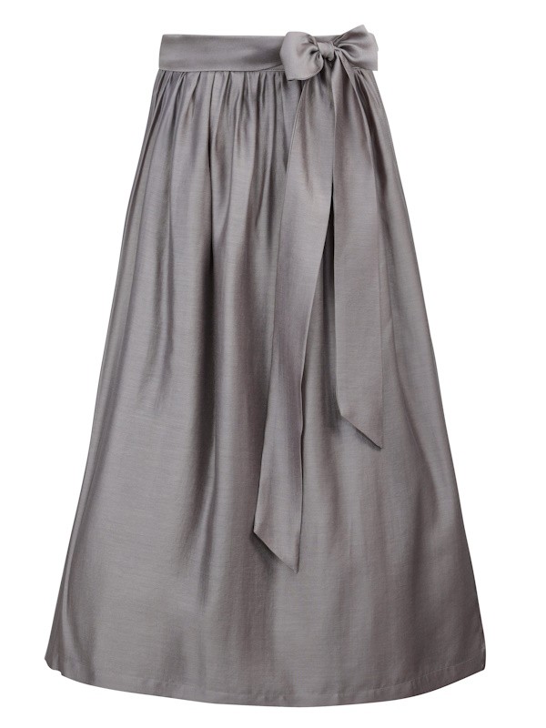 Marjo - Dirndl-Schürze Petershausen Affogato für Rocklänge 75 cm