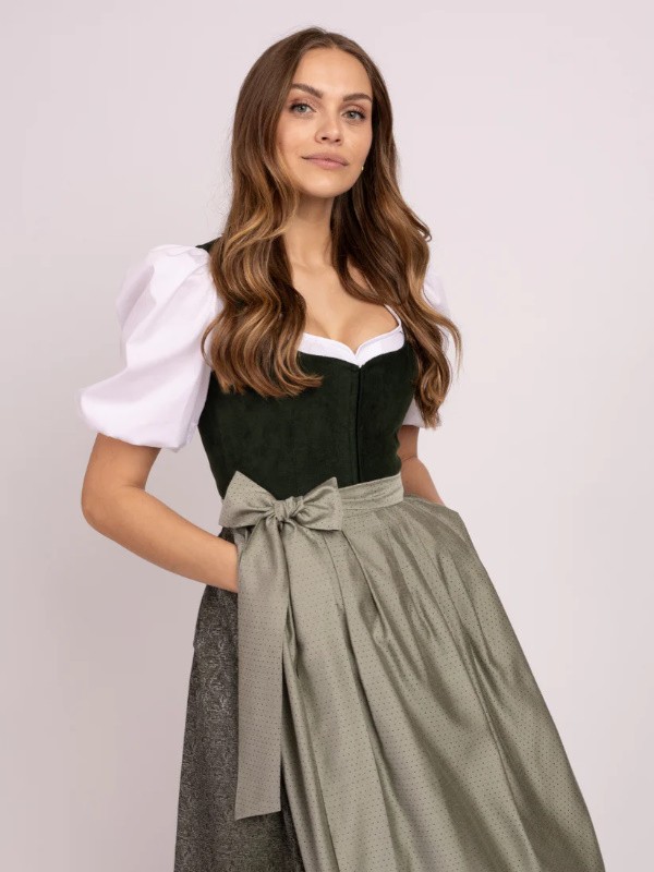 Heimatglück - Dirndl Anna tanne - 75 cm