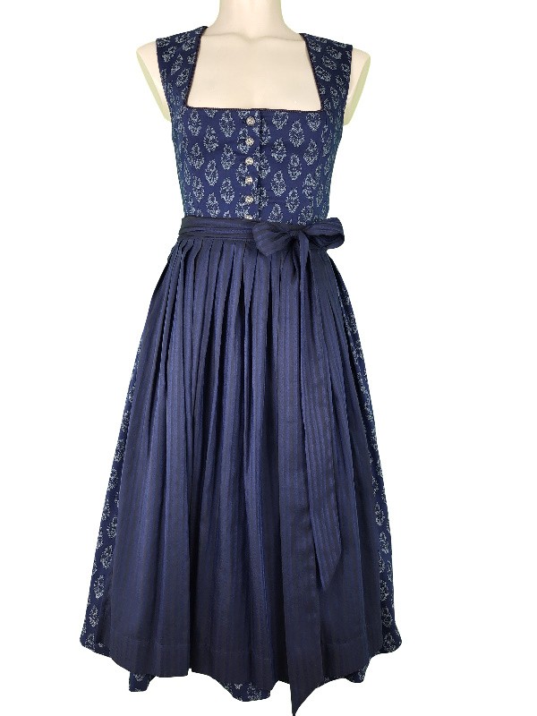 70 cm - Dirndl von "Glanz & Zauber" mit Stretch in dunkelblau