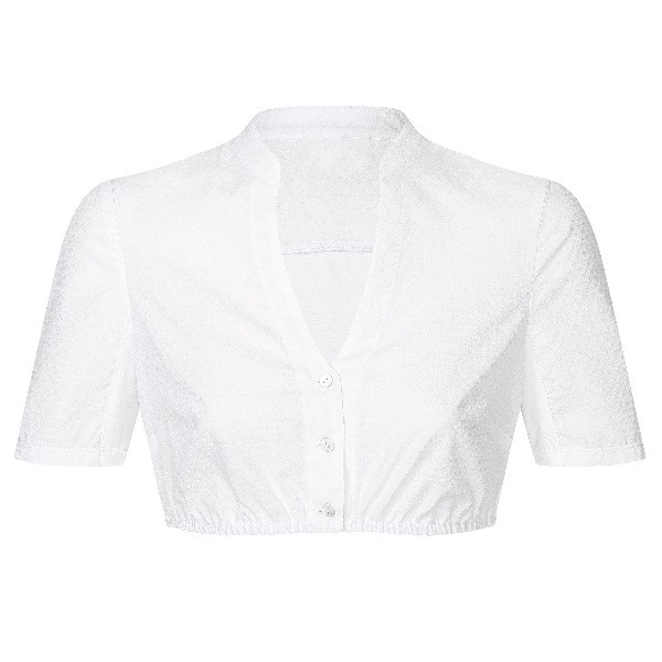 Baumwoll Dirndlbluse mit Stehkragen von Waldorff