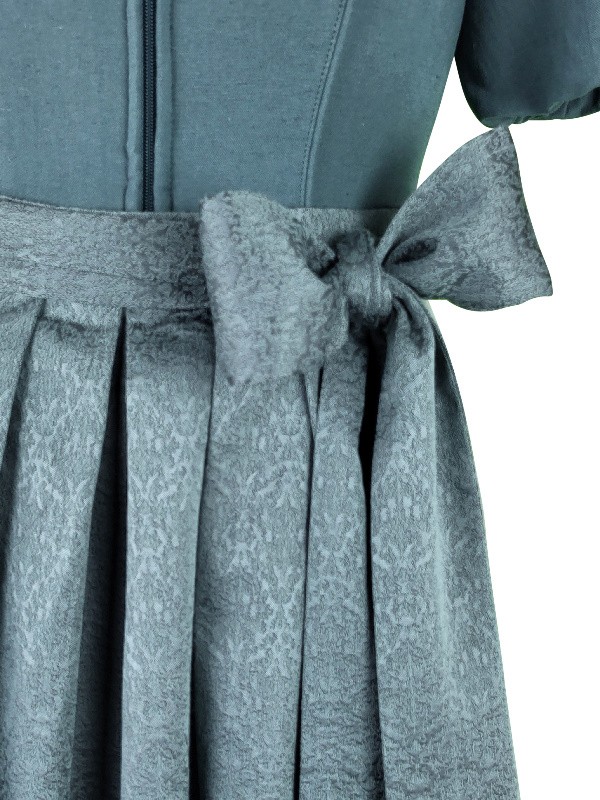Krüger - Dirndl Stacey mit Arm in Petrol - 70 cm