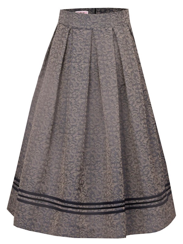 Marjo - Litzendorf in blau - 70 cm