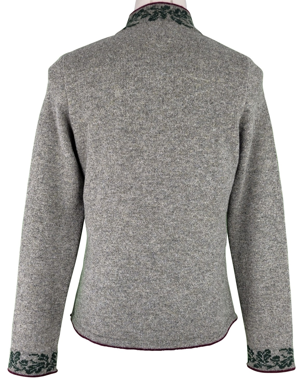 Astrifa - Strickjacke Absberg in pfeffer aus Merinowolle