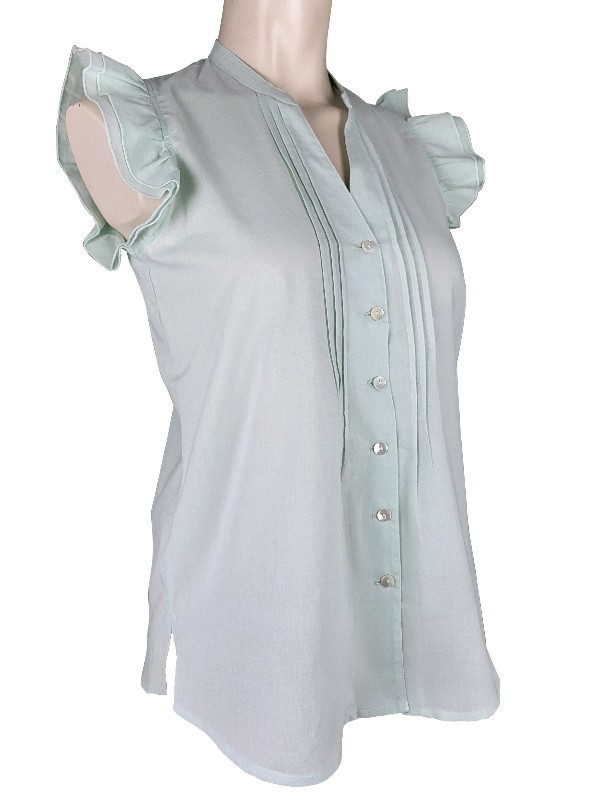 Hammerschmid - Bluse Stina mit Flügelarm in lindgrün