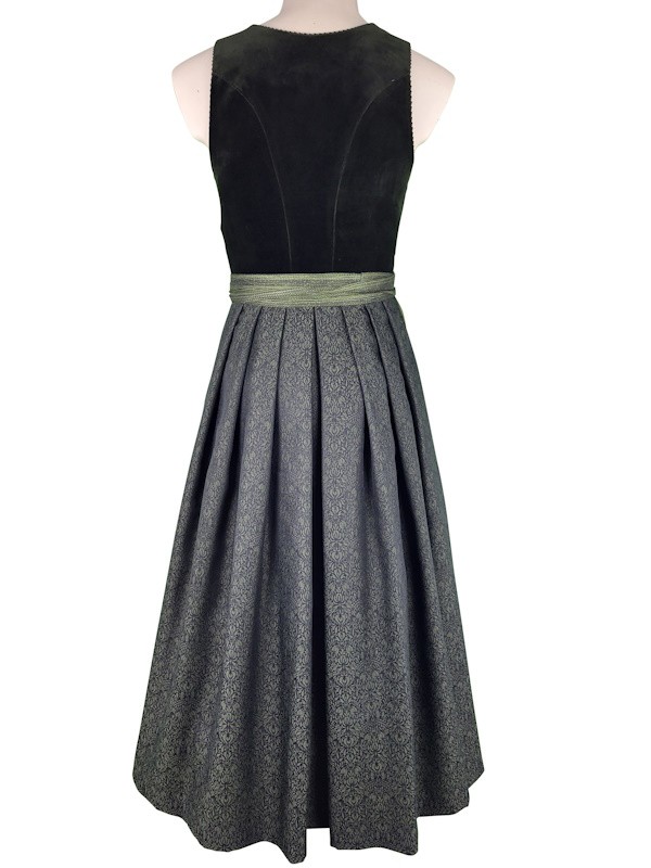 80 cm - Dirndl Julia mit Samtmieder in oliv von Wenger