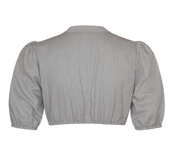 Alpenfee - Dirndlbluse Leda grau mit Ballonarm