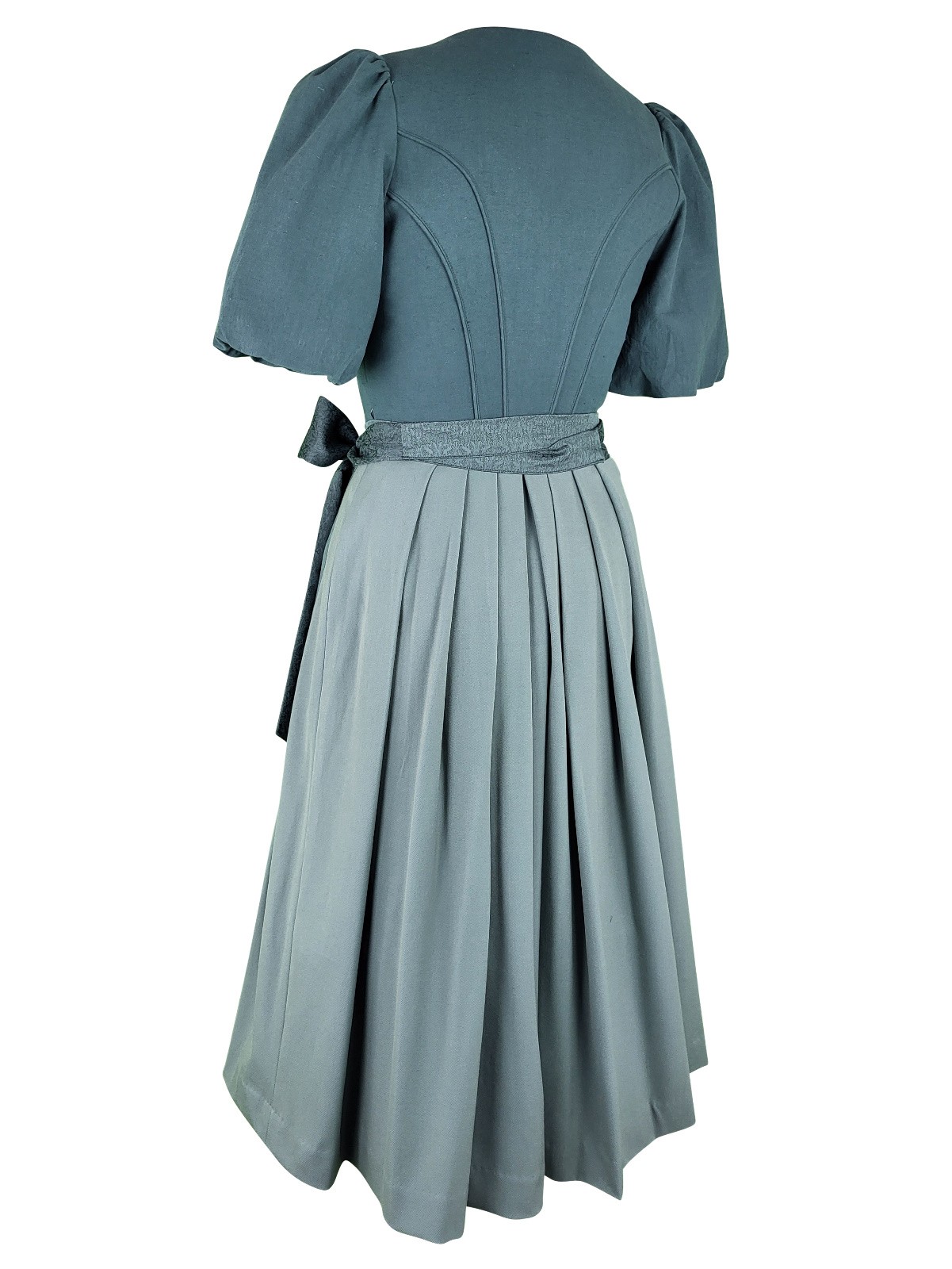 Krüger - Dirndl Stacey mit Arm in Petrol - 70 cm