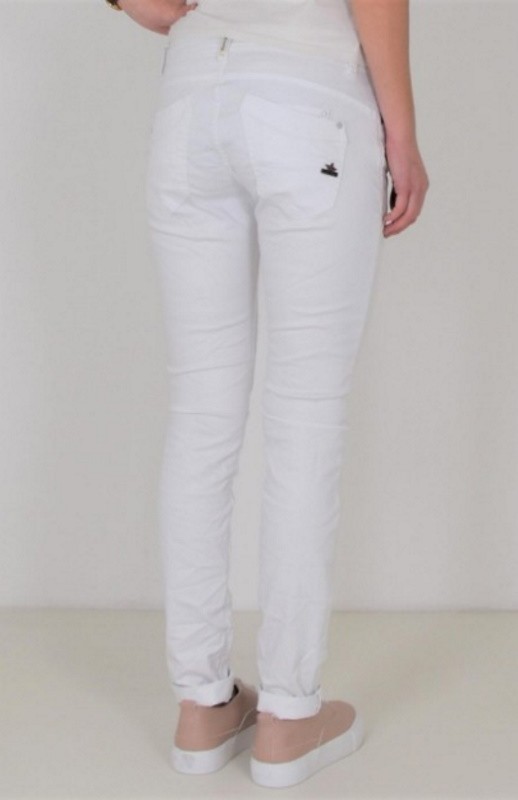 Hose "Malibu" white in Stretch Twill von Buena Vista