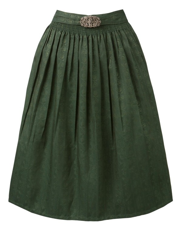 Dirndl-Schürze mit Schließe in tanne von Stockerpoint