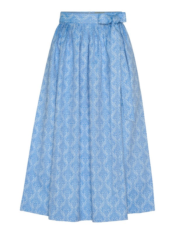 80 cm - Jacquard Dirndl-Schürze in hellblau von Berwin