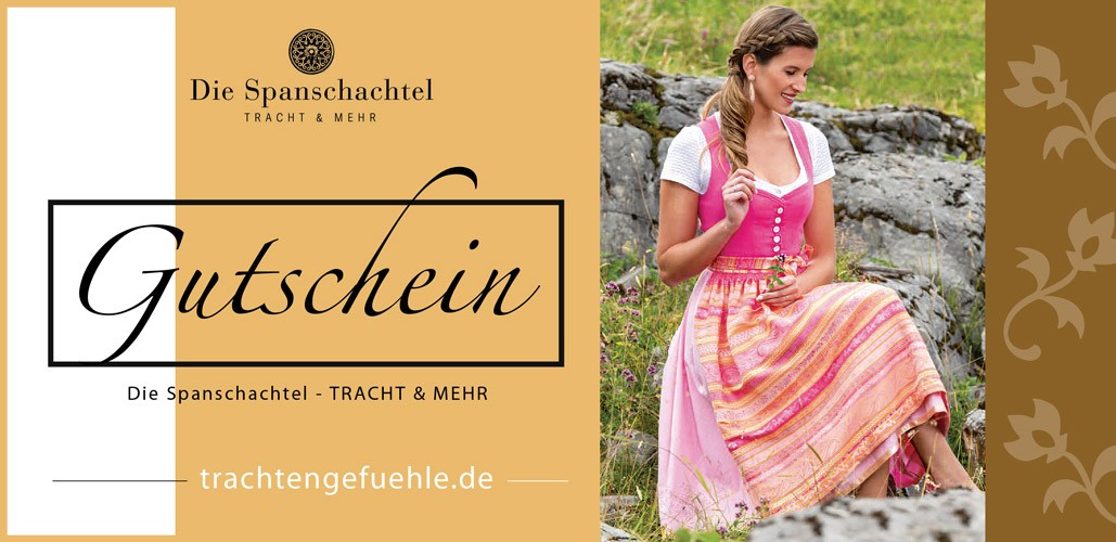 Gutschein für Trachtenmode - Rosenheim - Chiemsee - Chiemgau