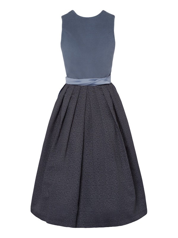 Heimatglück - Dirndl Anneliese rauchblau - 75 cm
