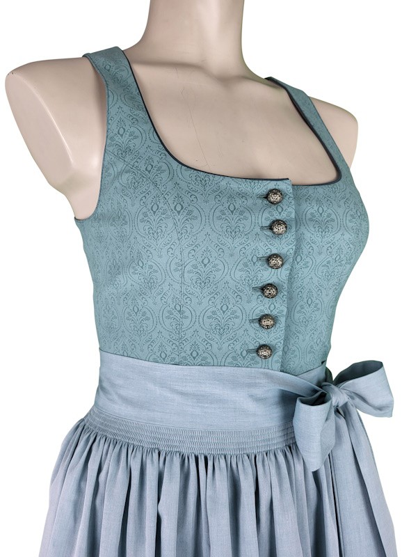 Hammerschmid - Baumwoll Dirndl Koflersee in Aqua - 70 cm
