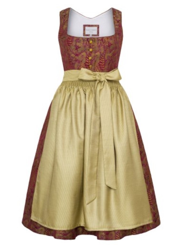 75 cm - Dirndl "Leandra" in kamin mit apfel von Alpenfee exclusive