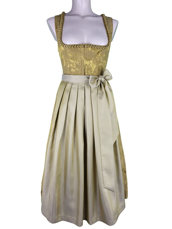 Krüger - Dirndl Calyssia in Honig mit Froschmaul - 70 cm