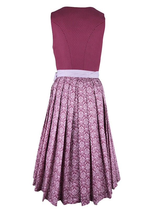 Hammerschmid - Baumwoll Dirndl Pillersee in Kirsche - 80 cm
