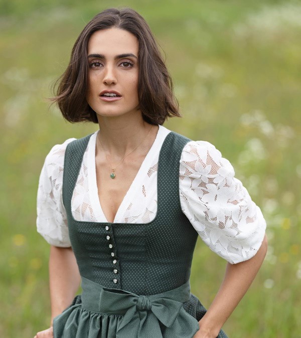 Marjo - Dirndlbluse Eckersdorf mit Ballonarm