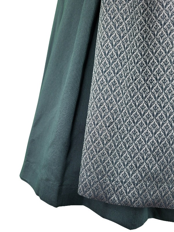 70 cm - Dirndl Alisha mit Samt in dunkelgrün von Krüger Collection