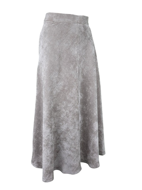 Berwin - Cord Tellerrock in taupe - 80 cm