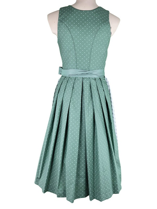 Wenger - Baumwoll Dirndl Doris in salbeigrün - 70 cm