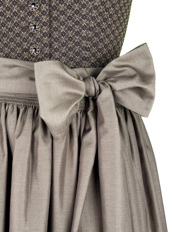 Hammerschmid - Dirndl Pillersee in Braun mit Messing - 70 cm