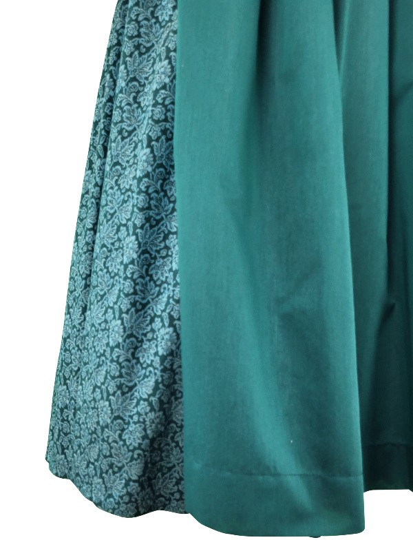 70 cm - Dirndl von "Glanz & Zauber" mit Stretch in petrol