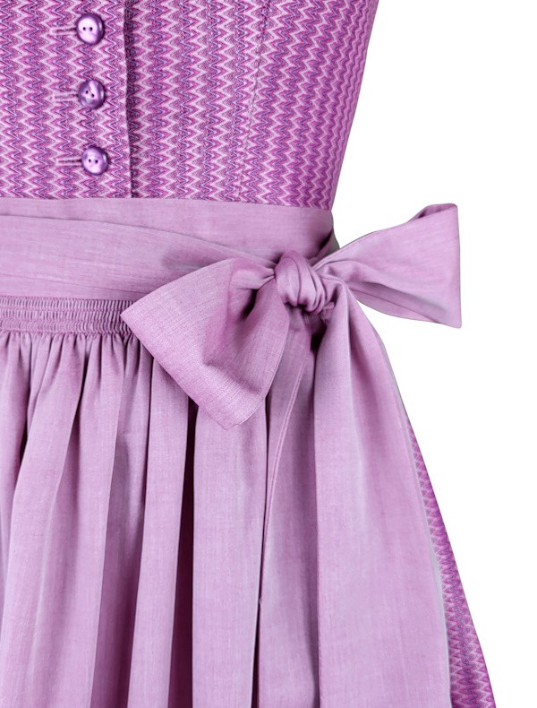 Hammerschmid - Dirndl Pillersee pink mit rosé - 70 cm