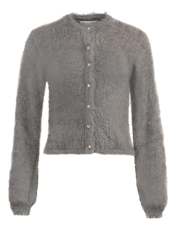 Marjo - Trachten Strickjacke Nivora Lichtgrau