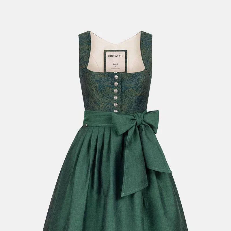 75 cm - Dirndl  Hedi Botanical Green CocoVero