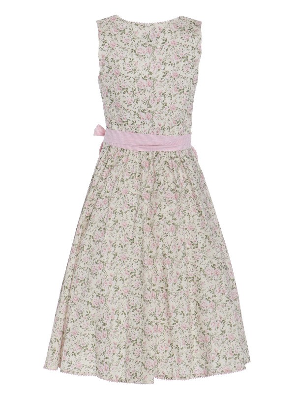 70 cm - Rosen-Dirndl in zartem Rosé - Berwin