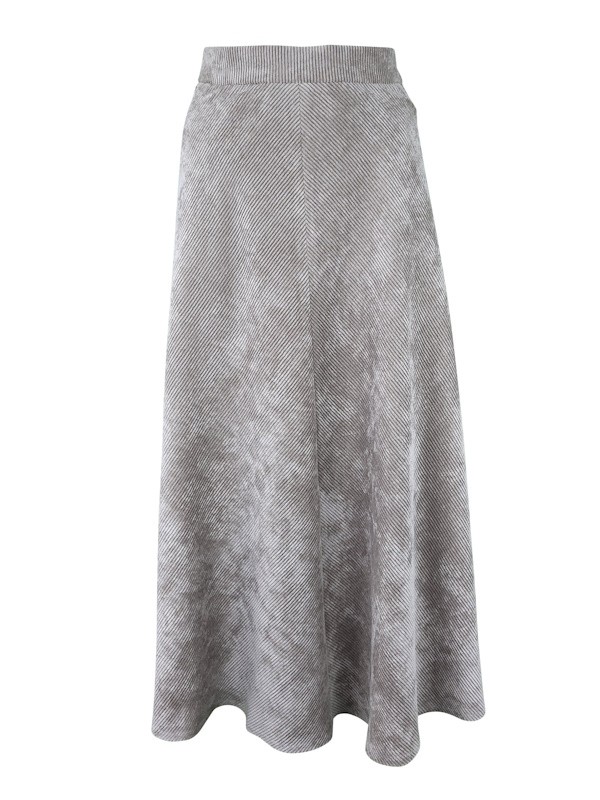 Berwin - Cord Tellerrock in taupe - 80 cm