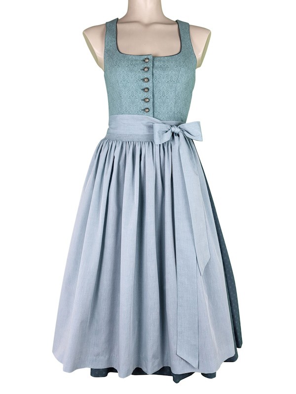 Hammerschmid - Baumwoll Dirndl Koflersee in Aqua - 70 cm
