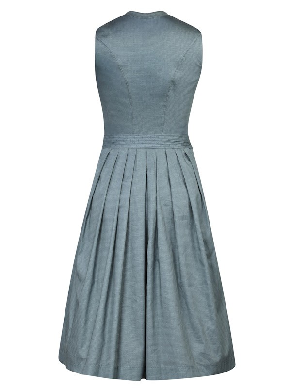 Marjo - Dirndl Mindelstetten mit Stehkragen in jadegrün - 65 cm