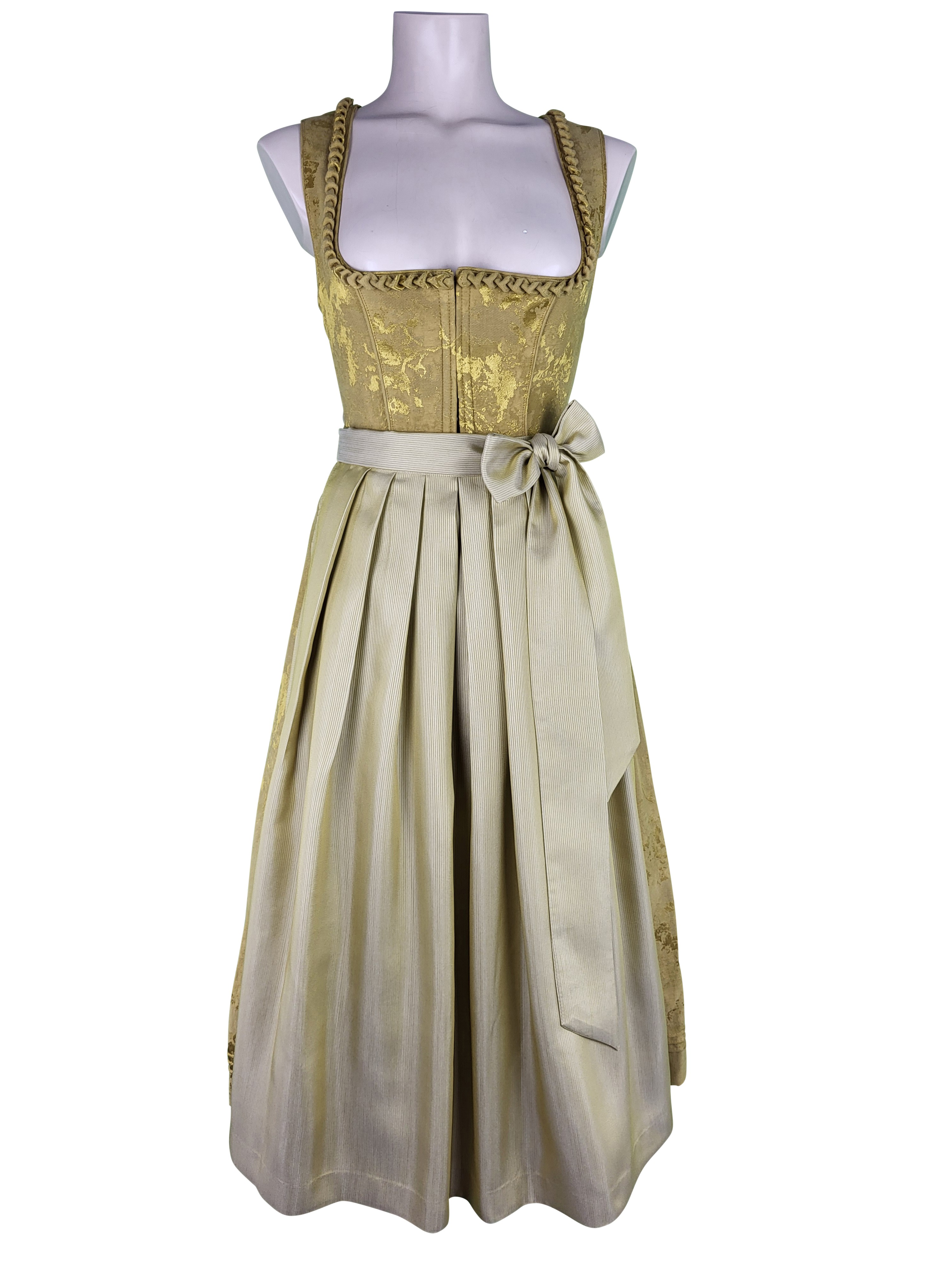 Krüger - Dirndl Calyssia in Honig mit Froschmaul - 70 cm