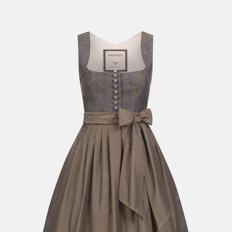 75 cm - Dirndl  Hedi Folklore Brass von CocoVero