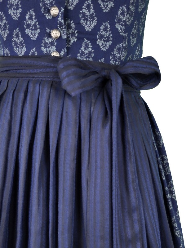 70 cm - Dirndl von "Glanz & Zauber" mit Stretch in dunkelblau